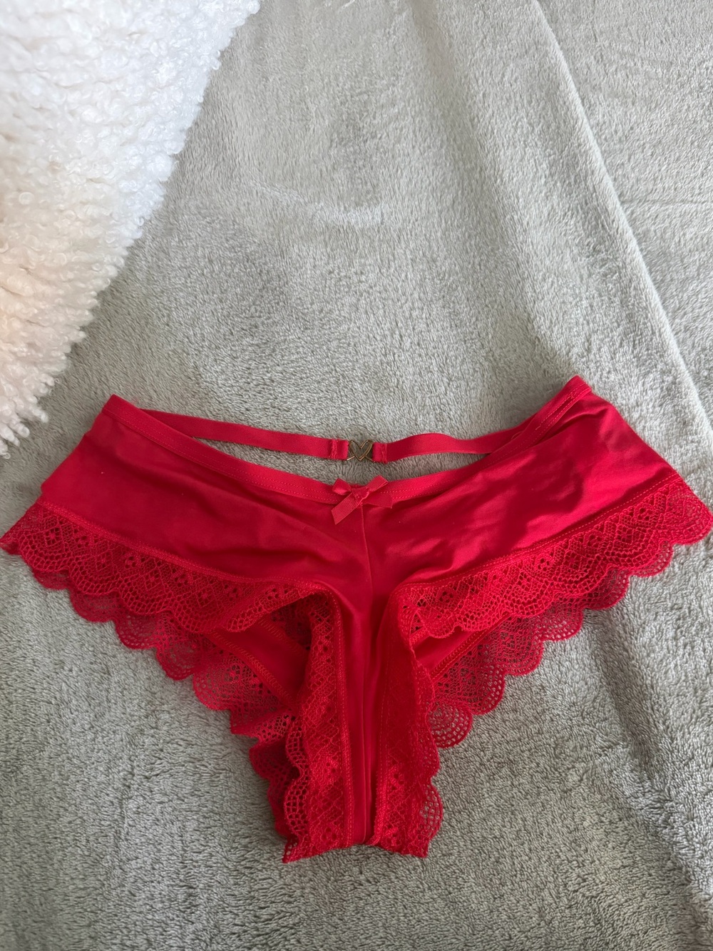 Victoria's Secret Sexy red cheeky Panty - Picture 2 of 5